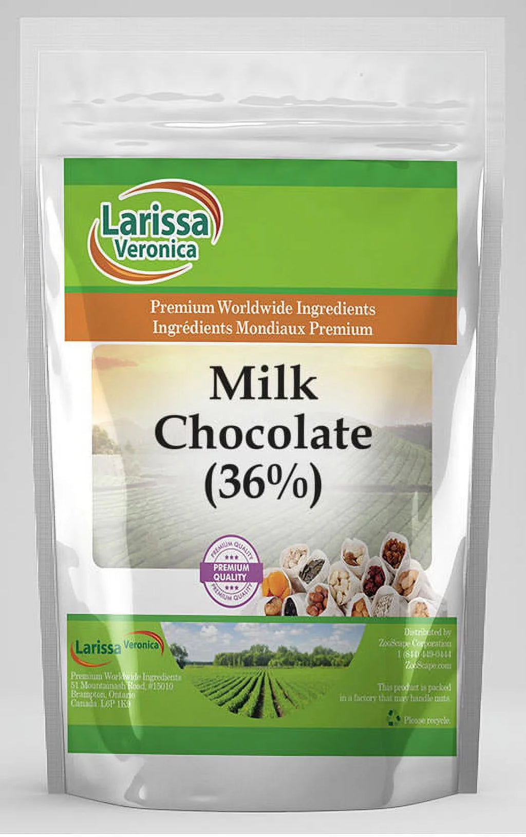 Milk Chocolate 37% Couverture Drops F93334