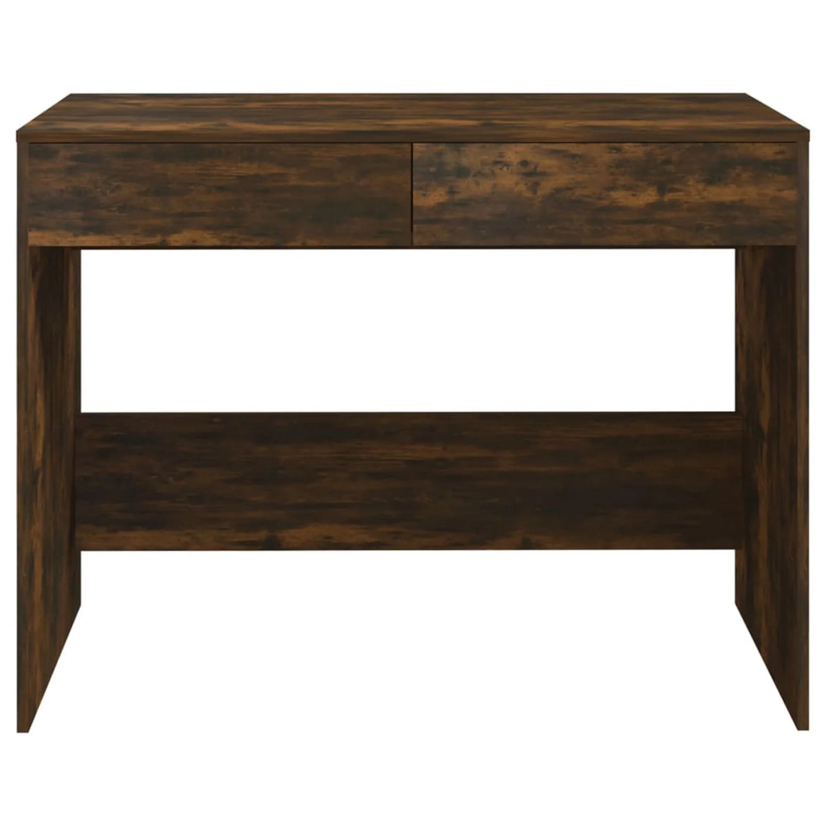Smoked Oak Engineered Wood Desk X8427