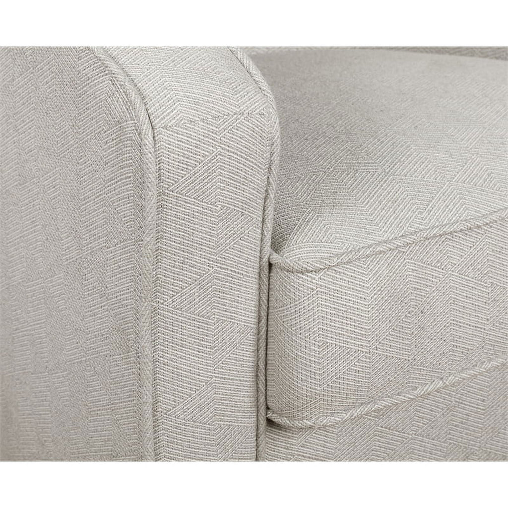 Gray Zig Zag Fabric Swivel Chair E1646