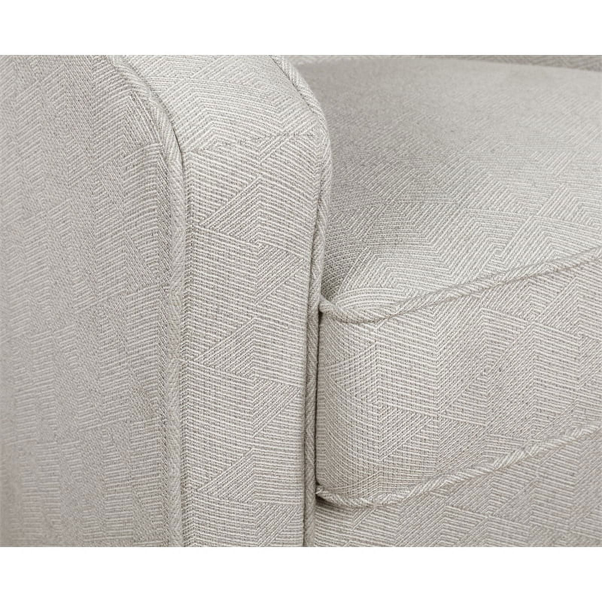 Gray Zig Zag Fabric Swivel Chair E1646