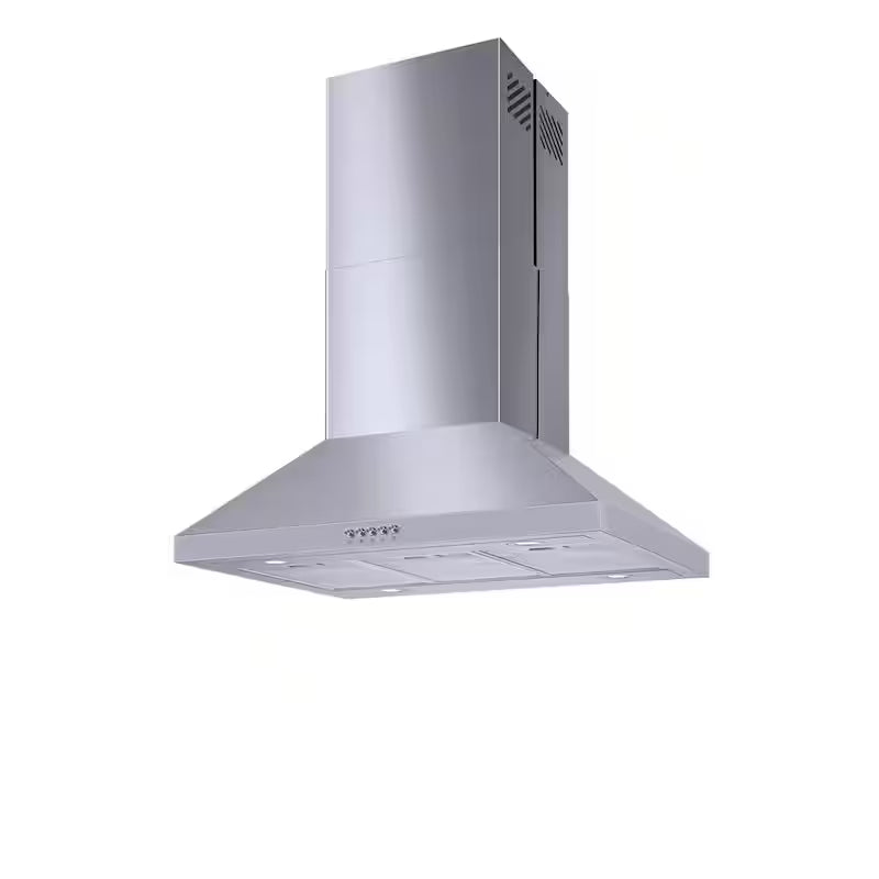 30 in. 350CFM Convertible Pyramid Range Hood in Stainless Steel T78415