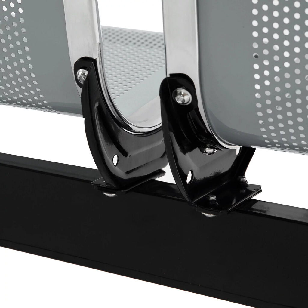 3-Seat Steel Reception Chair with Arms E5567