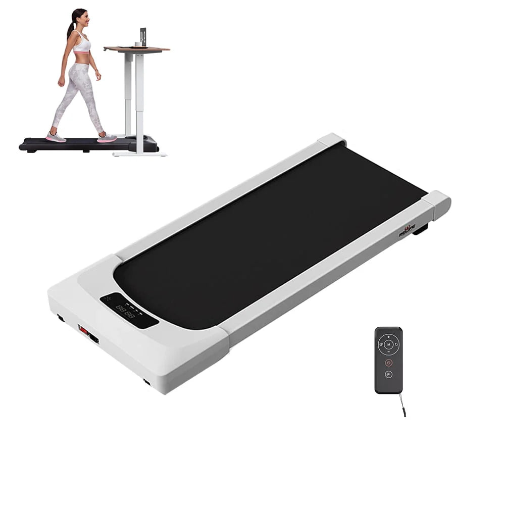 Walking Pad Under Desk Electric Treadmill White P800262
