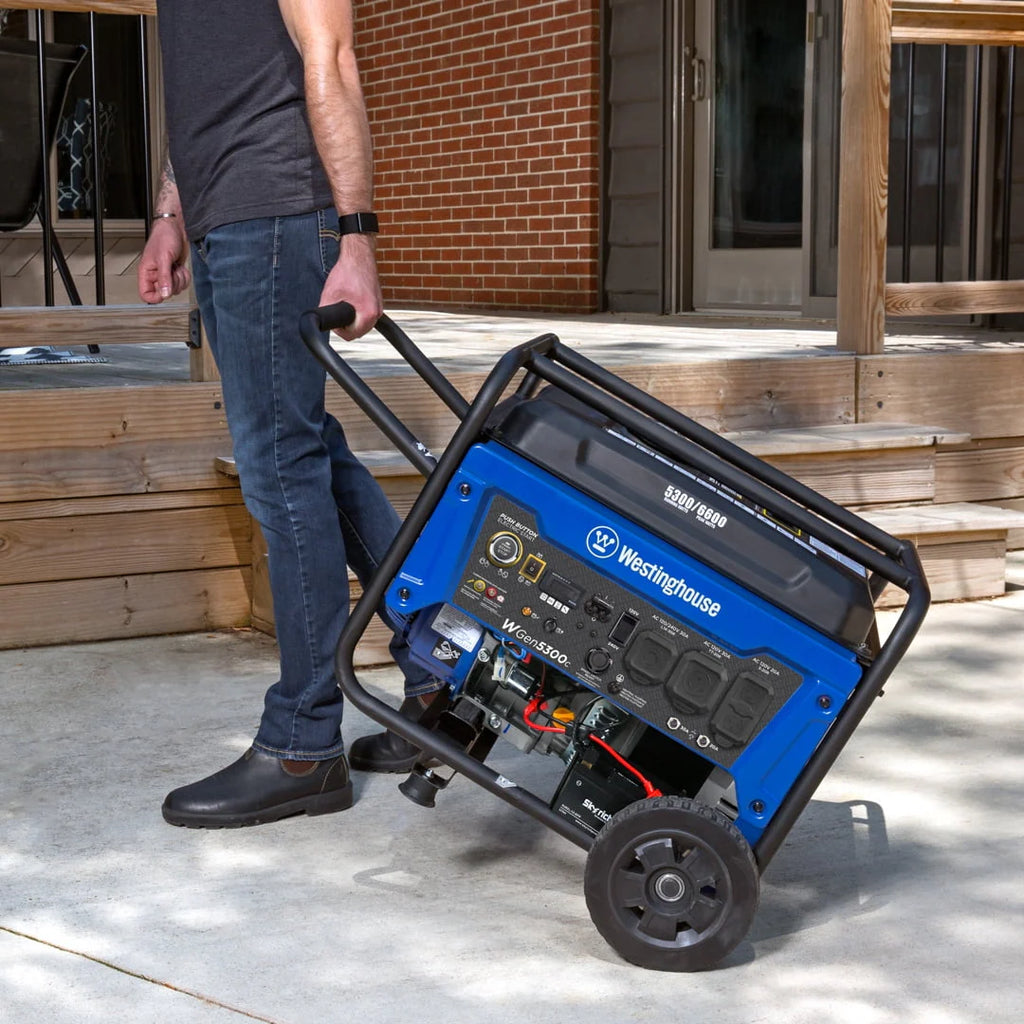 Gas Powered Portable Generator with Remote Electric Start Z88336