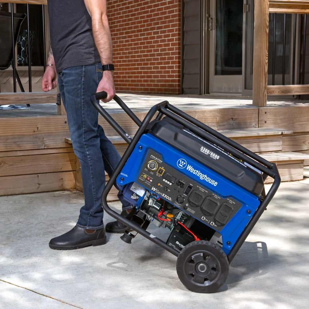 Gas Powered Portable Generator with Remote Electric Start Z88336