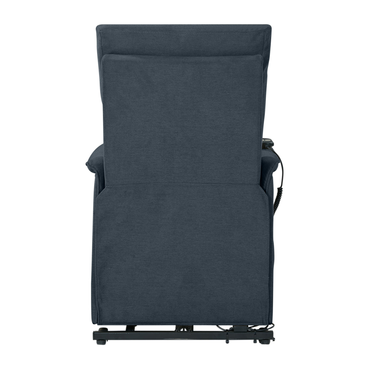 Blue Velour Power Recline and Lift Chair F520228