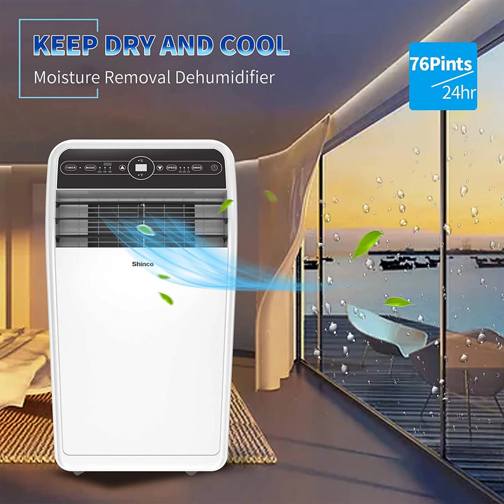 10,000 BTU Portable AC Unit, Dehumidifier, & Fan Z496434