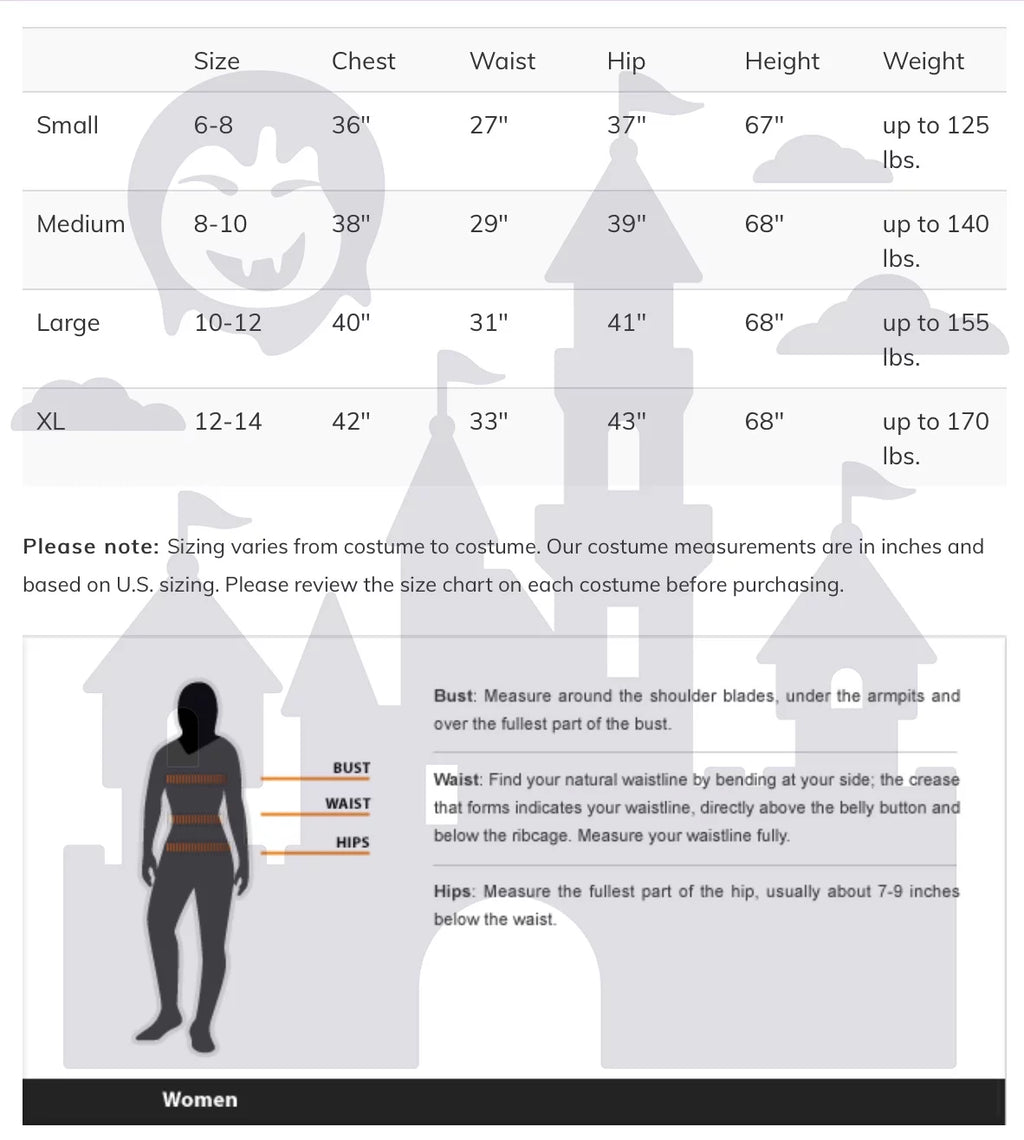 Women's Costume XS W9208