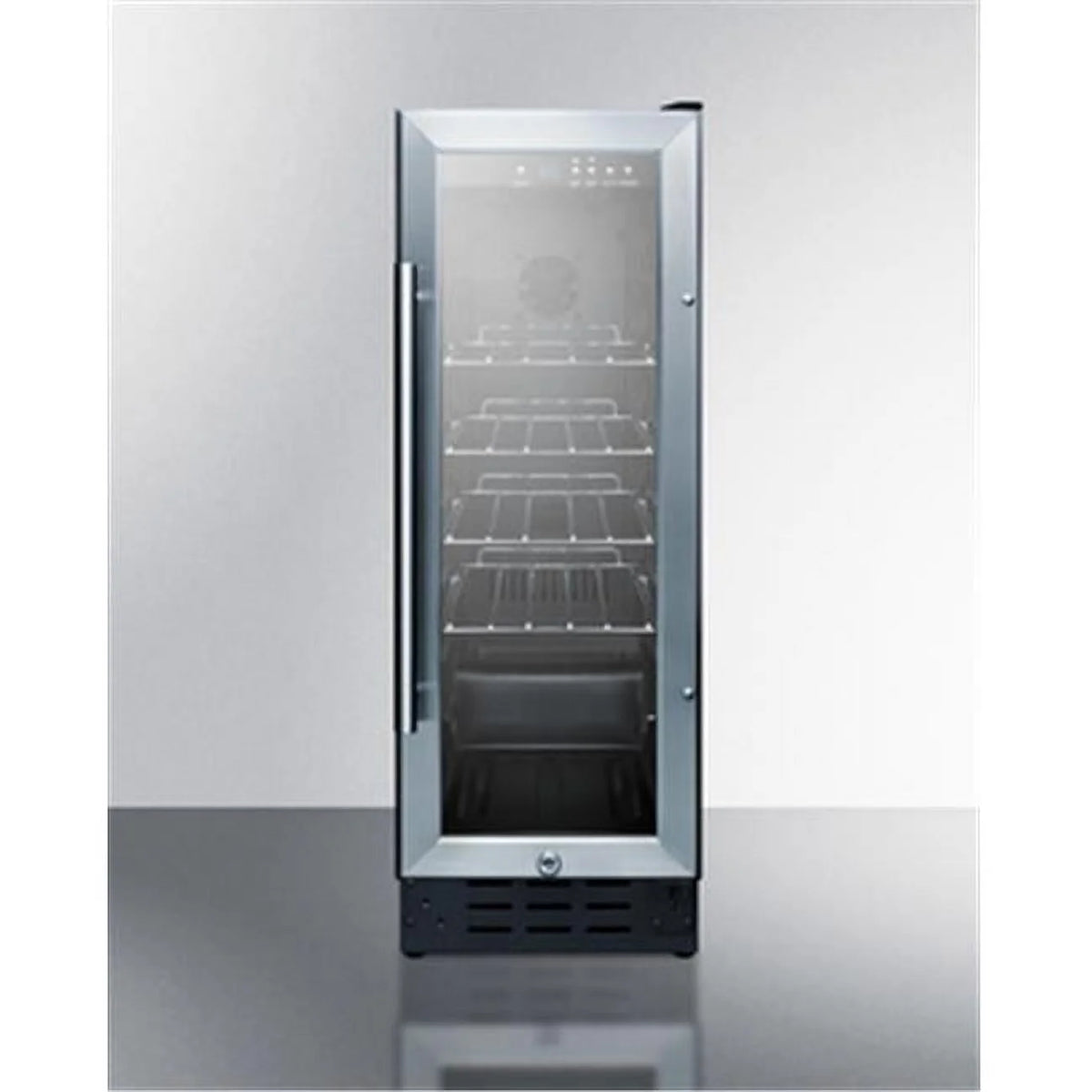 Black Freestanding Beverage Center V7376